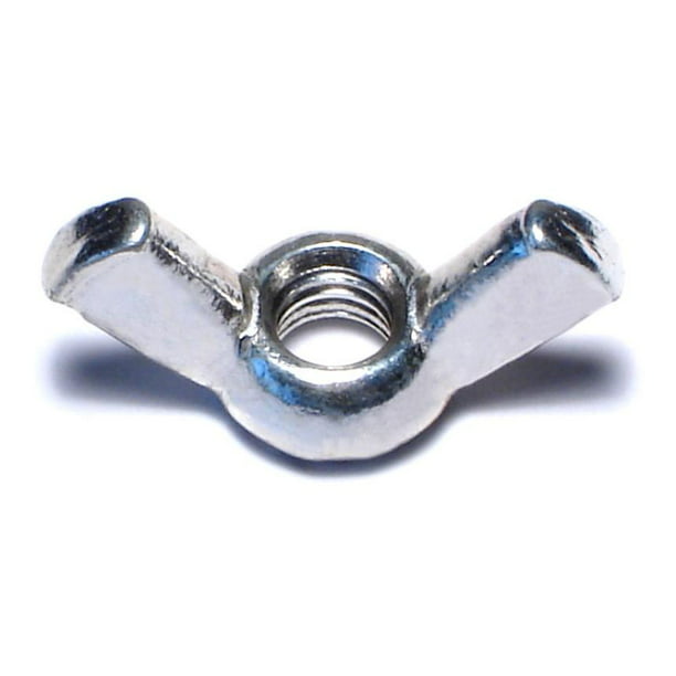 5/8-11 Zinc Plated Cold Forged Wing Nuts Pack of 12 